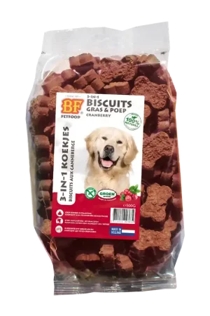 Alleen Vandaag BF Petfood 3-in-1 Koekjes Cranberry 500 gr