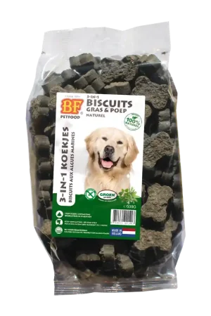 Aanbieding BF Petfood 3-in-1 Koekjes Naturel Maxi 500 gr