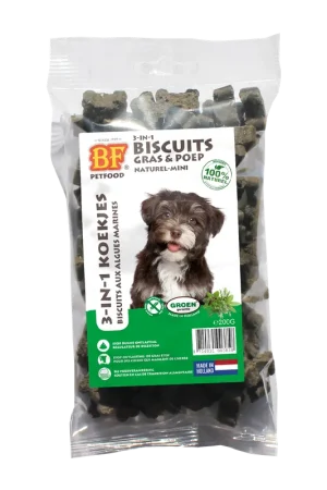 BF Petfood 3-in-1 Koekjes Naturel Mini 200 gr Seizoensaanbieding