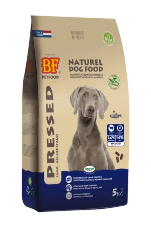BF Petfood Hondenvoer Geperst Lam 5 kg Op = Op