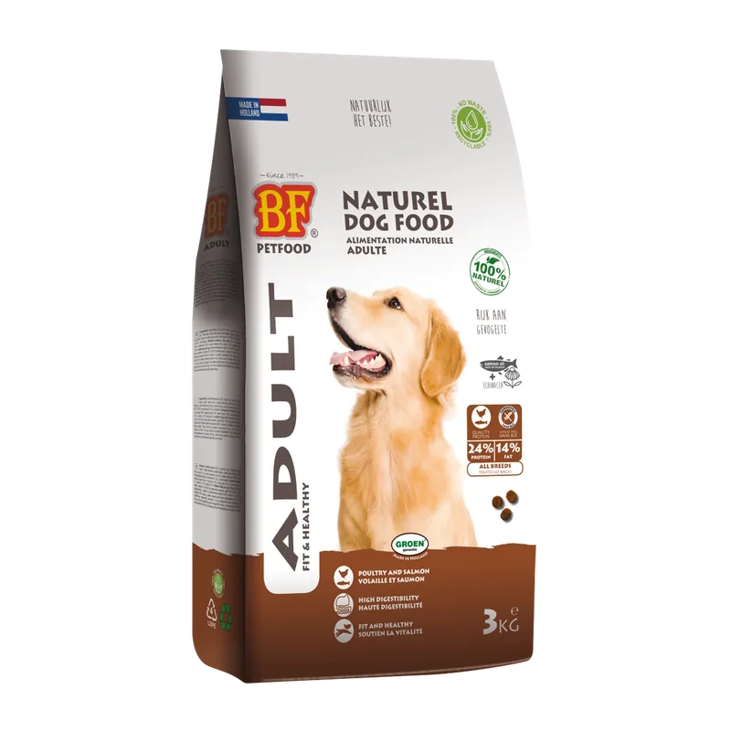 Fabrieksprijs BF Petfood Hondenvoer Krokant Adult 3 kg
