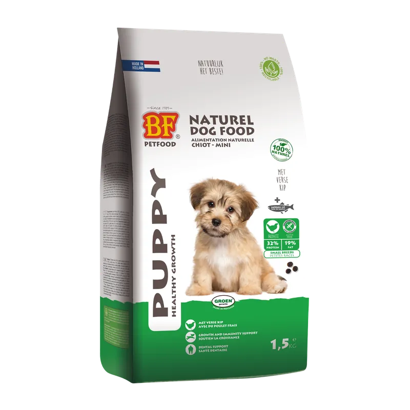 BF Petfood Hondenvoer Puppy Mini 1,5 kg Alleen Vandaag