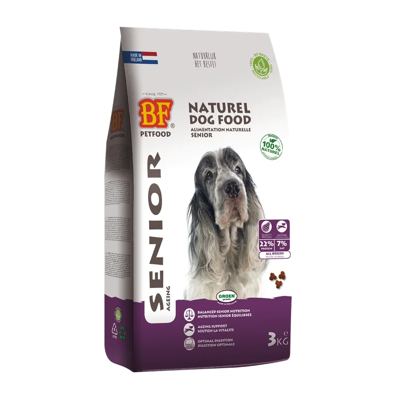 Gereduceerde Prijs BF Petfood Hondenvoer Senior 3 kg