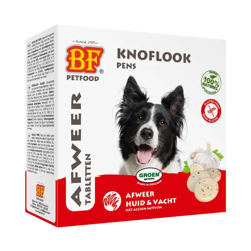 Weekendaanbieding BF Petfood Knoflook Tabletten Pens 55 st