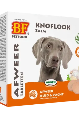 BF Petfood Knoflook Tabletten Zalm 55 st Direct Beschikbaar
