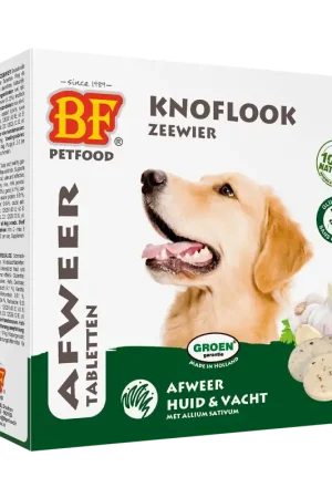 Speciale Aanbieding BF Petfood Knoflook Tabletten Zeewier 55 st