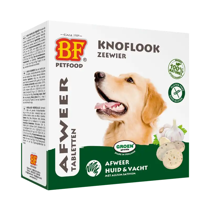 Speciale Aanbieding BF Petfood Knoflook Tabletten Zeewier 55 st