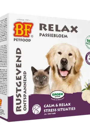 Shop Nu BF Petfood Relax Tabletten Hond/Kat 100 st