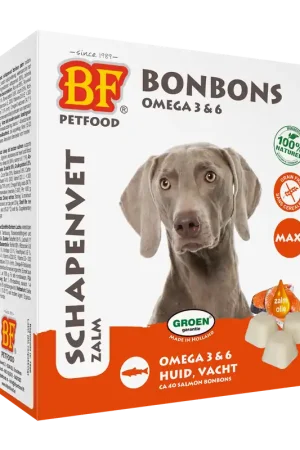 Gratis Retour BF Petfood Schapenvet Zalm Maxi 40 st