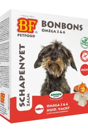 BF Petfood Schapenvet Zalm Mini 80 st Alleen Vandaag