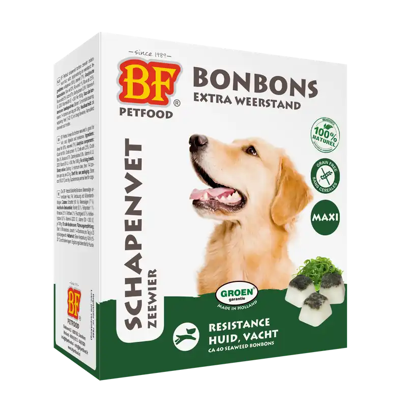 BF Petfood Schapenvet Zeewier Maxi 40 st Shop Nu