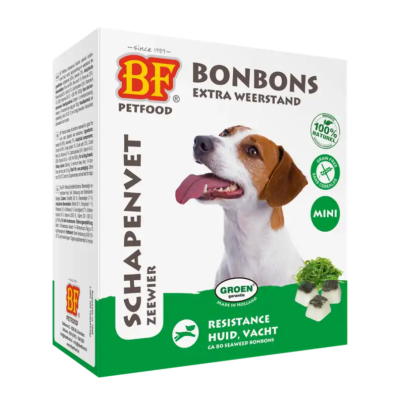BF Petfood Schapenvet Zeewier Mini 80 st Exclusieve Aanbieding