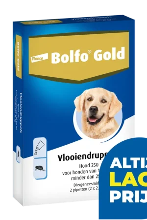 Bolfo Gold 250 hond 2 pipetten Veilige Betaling
