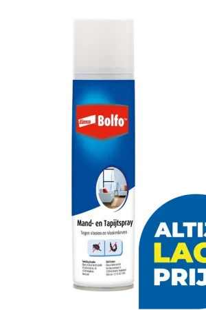 Bolfo mand- en tapijtspray 400 ml Direct Beschikbaar
