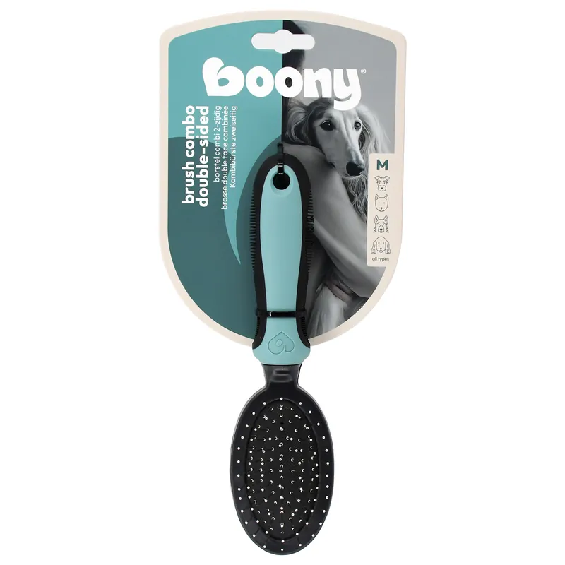 Boony Borstel Combi 2 Zijdig Medium Snelle Levering