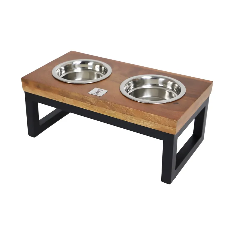 Lage Prijs Boony Est. 1941 Dinerset Hout met Metalen Frame 35 cm