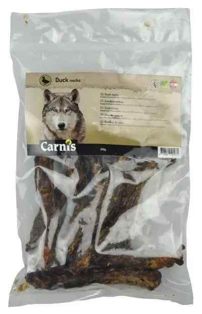 Hoge Kwaliteit Carnis Eendennekken 250 gr