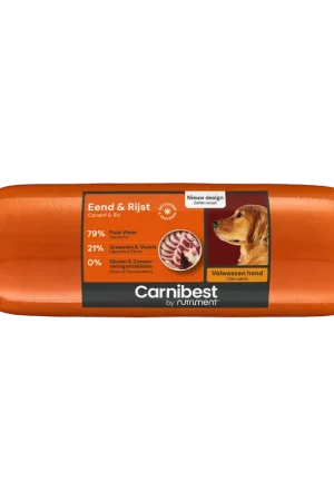 Carnibest Hondenvoer Eend & Rijst 500 gr Lage Prijs