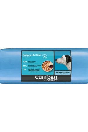 Carnibest Hondenvoer Kalkoen & Rijst 500 gr Must-Have