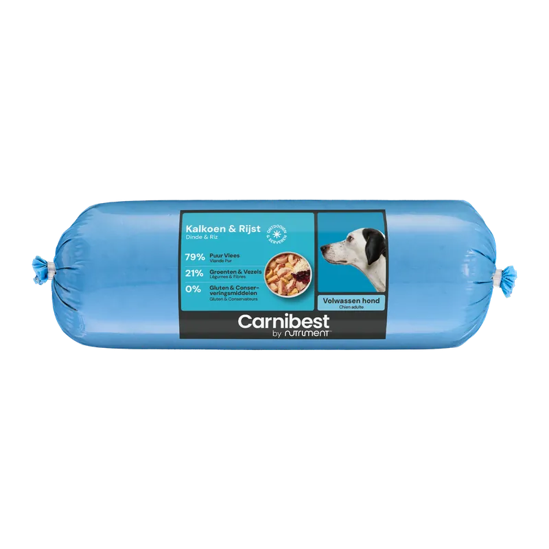 Carnibest Hondenvoer Kalkoen & Rijst 500 gr Must-Have