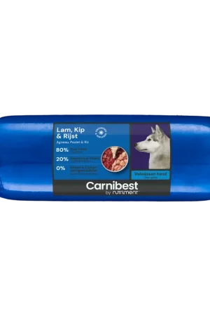 Carnibest Hondenvoer Lam, Kip & Rijst 500 gr Korting