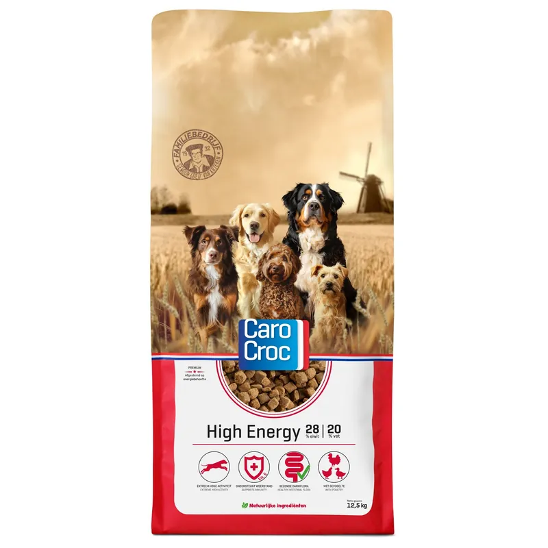 Weekendaanbieding CaroCroc Hondenvoer High Energy 12,5 kg