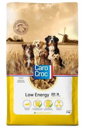 Snelle Levering CaroCroc Hondenvoer Low Energy 3 kg