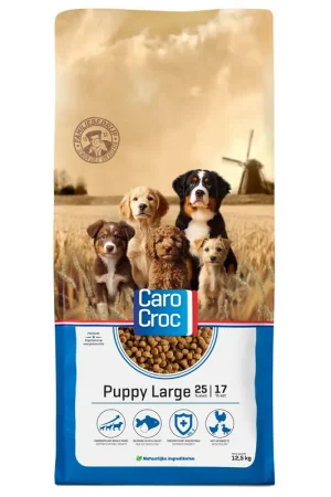 Express Levering CaroCroc Hondenvoer Puppy Large 12,5 kg