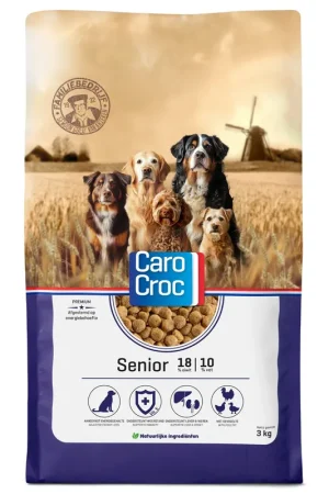 CaroCroc Hondenvoer Senior 3 kg Voordeelprijs