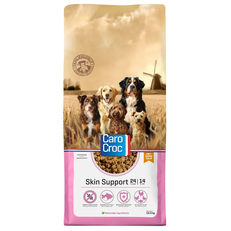 Voordeelprijs CaroCroc Hondenvoer Skin Support 12,5 kg