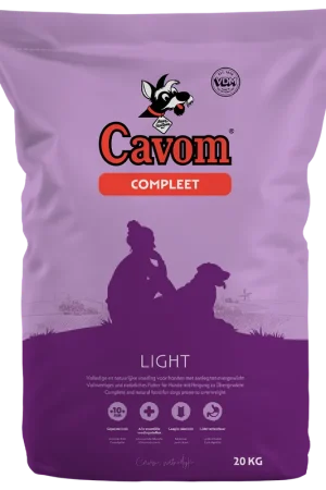 Snelle Levering Cavom Hondenvoer Compleet Light 20 kg