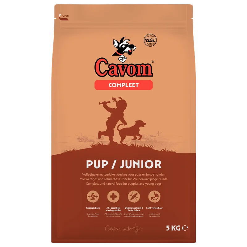 Veilige Betaling Cavom Hondenvoer Compleet Pup/Junior 5 kg