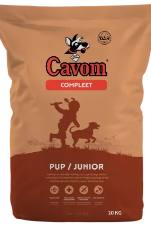 Voordeelprijs Cavom Hondenvoer Compleet Pup/Junior 20 kg