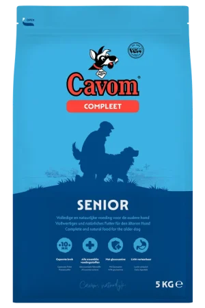 Cavom Hondenvoer Compleet Senior 5 kg Snelle Levering
