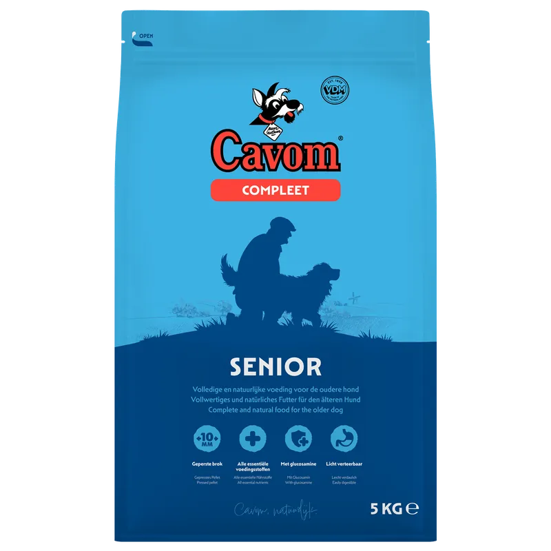 Cavom Hondenvoer Compleet Senior 5 kg Snelle Levering