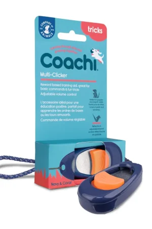 Coachi Multi Clicker Navy/Coral Premium