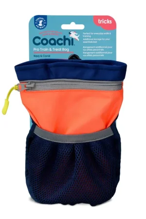 Coachi Train & Treat Bag Pro Navy/Coral Gratis Retour