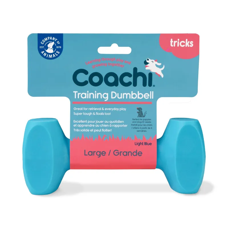 Koop Online Coachi Training Dumbbell Light Blue L