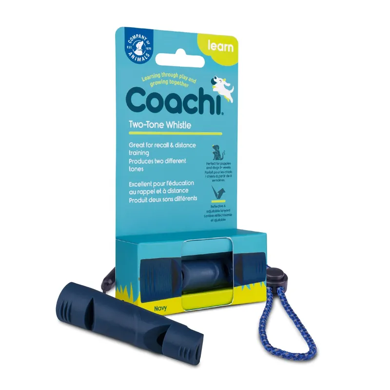 Coachi Two Tone Whistle Navy Korting