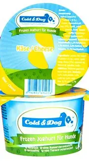 Cold & Dog Frozen Yoghurt kaas/spirulina 90 ml Nieuw