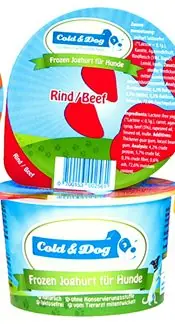 Cold & Dog Frozen Yoghurt rund/wortel 90 ml Koop Vandaag