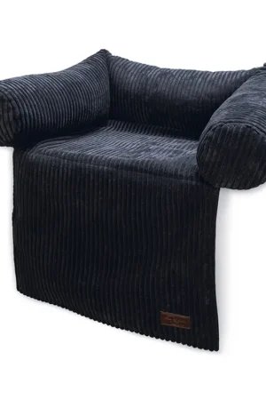 Direct Beschikbaar Designed by Lotte Bankkussen Ribbed Antraciet