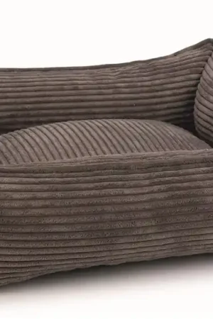 Weekendaanbieding Designed by Lotte Hondenmand Ribbed Bruin