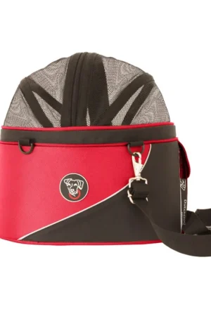 Populair DoggyRide Draagtas Cocoon Rood/Zwart XXL