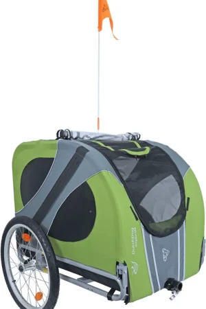 Betrouwbaar DoggyRide hondenfietskar Novel 20 Cabin Groen/Grijs