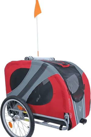 Express Levering DoggyRide hondenfietskar Novel 20 Cabin Rood/Grijs