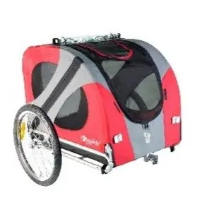 Populair DoggyRide Hondenfietskar Original Cabin Rood/Zwart