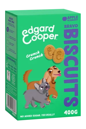 Edgard & Cooper Biscuit Apple 400 gr Bestel Nu