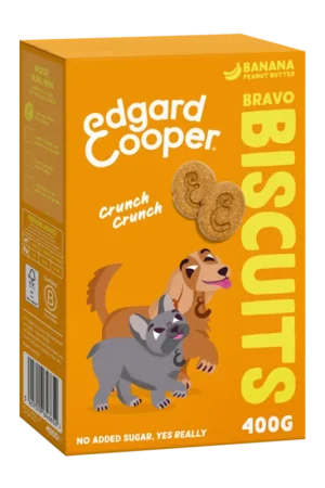 Flitsaanbieding Edgard & Cooper Biscuit Banana 400 gr