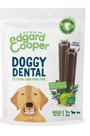 Tijdelijk Beschikbaar Edgard & Cooper Doggy Dental Appel en Eucalyptus Large 7 st